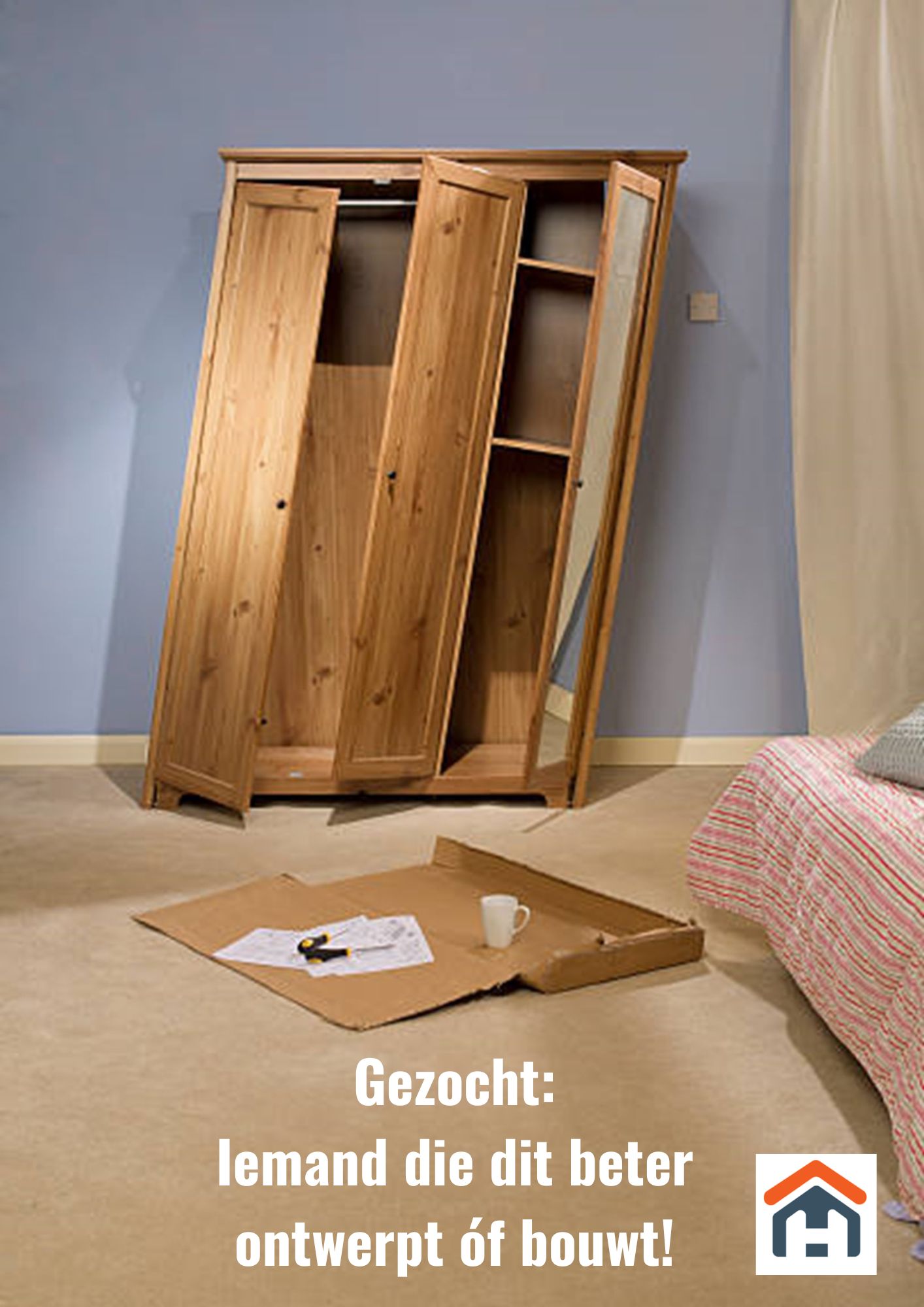 gezocht: interieur ontwerper of monteur