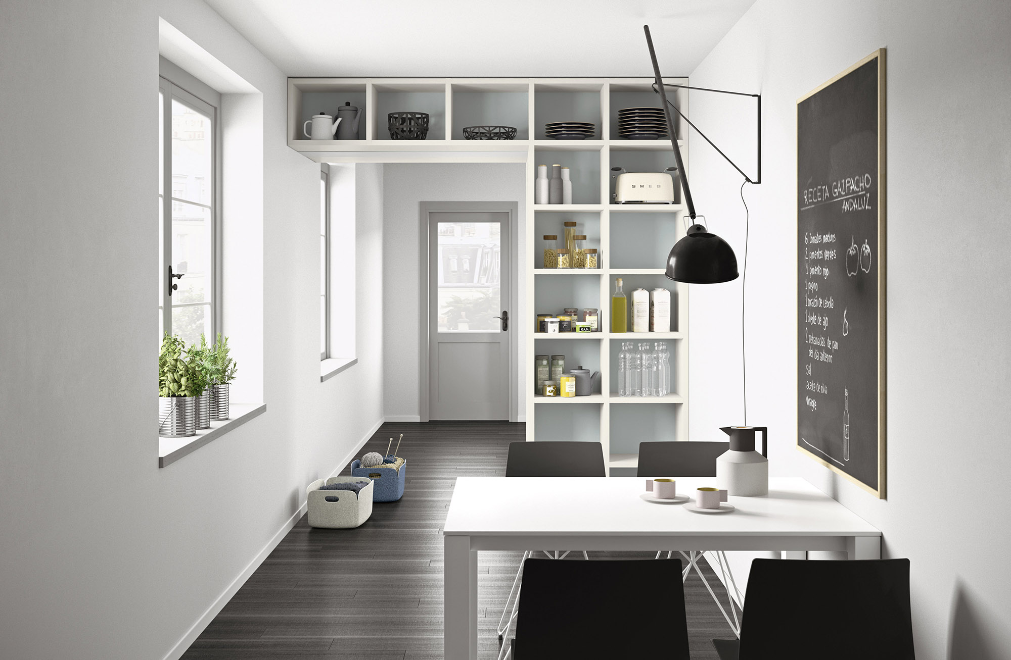 Kast in keuken