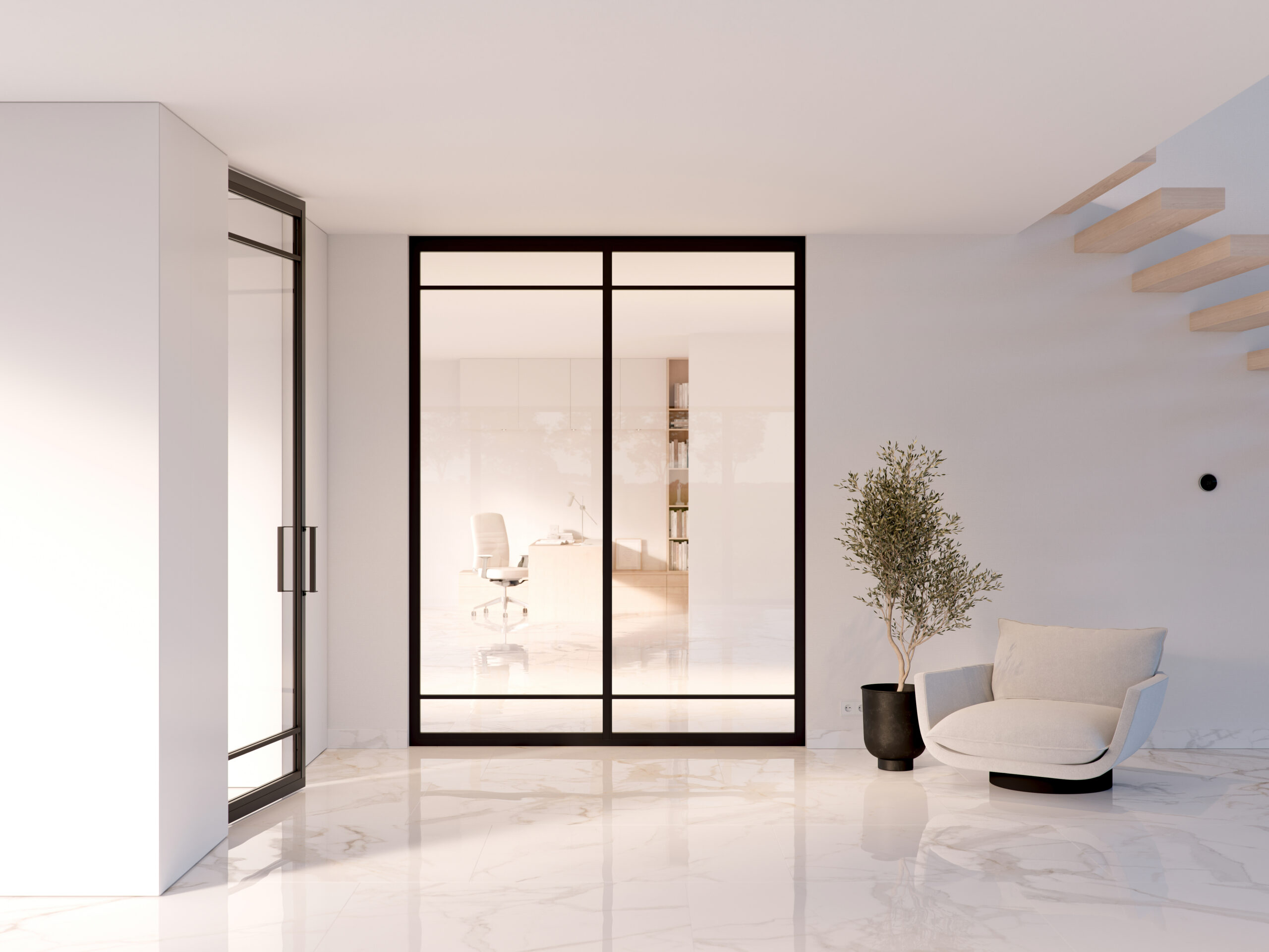 stalen roomdivider op maat